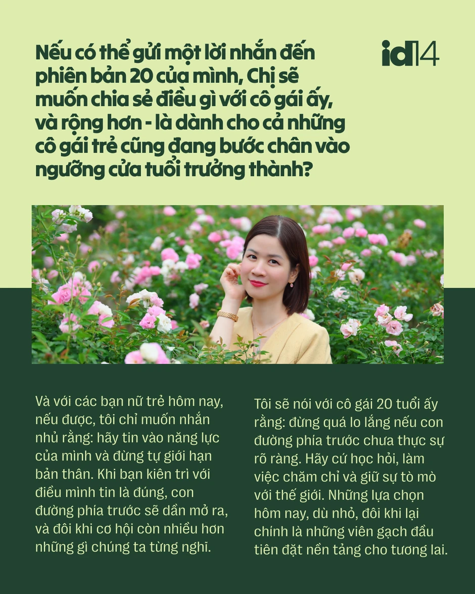 Từ cô gái say mê nghiên cứu đến Giám đốc điều hành Quỹ VinFuture: Đừng quá lo nếu tuổi 20 chưa biết mình sẽ đi đâu Từ cô gái say mê nghiên cứu đến Giám đốc điều hành Quỹ VinFuture: Đừng quá lo nếu tuổi 20 chưa biết mình sẽ đi đâu