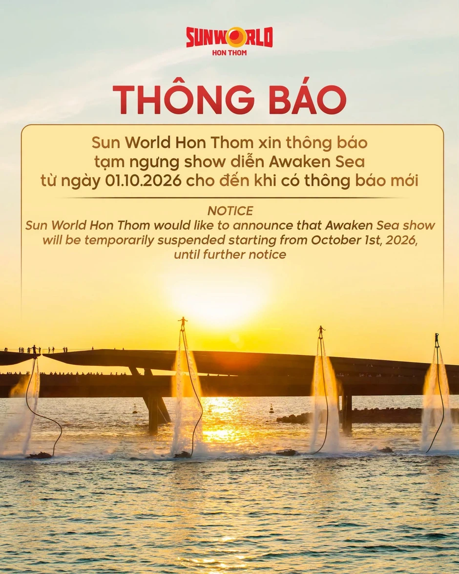 Từ ngày 1/10, ‘bom tấn’ trên nước hiếm hoi của Việt Nam dừng đón khách Từ ngày 1/10, ‘bom tấn’ trên nước hiếm hoi của Việt Nam dừng đón khách