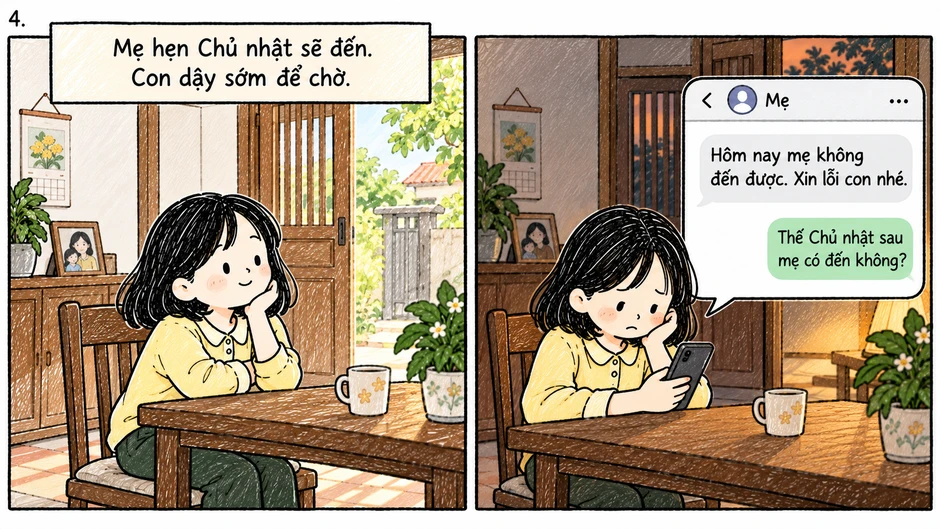 Từ ngày bố mẹ ly hôn, bà nội luôn muốn con ghét và hận mẹ, nhưng con không thể làm được Từ ngày bố mẹ ly hôn, bà nội luôn muốn con ghét và hận mẹ, nhưng con không thể làm được