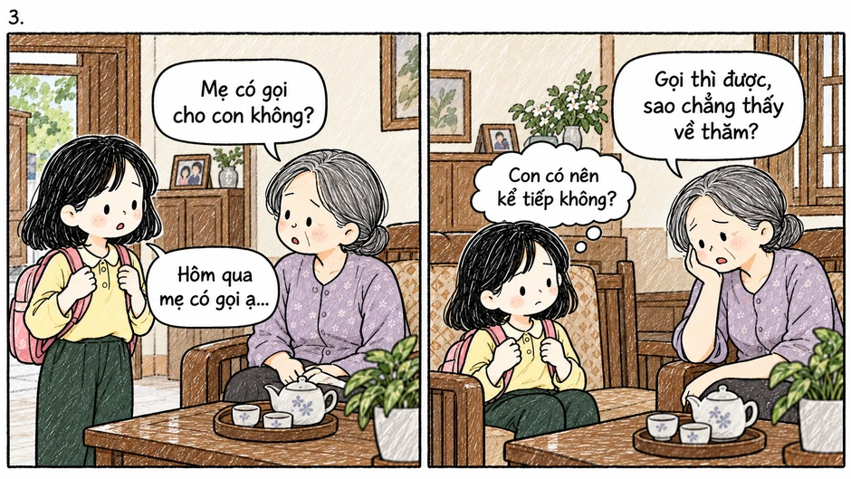 Từ ngày bố mẹ ly hôn, bà nội luôn muốn con ghét và hận mẹ, nhưng con không thể làm được Từ ngày bố mẹ ly hôn, bà nội luôn muốn con ghét và hận mẹ, nhưng con không thể làm được