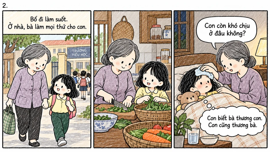 Từ ngày bố mẹ ly hôn, bà nội luôn muốn con ghét và hận mẹ, nhưng con không thể làm được Từ ngày bố mẹ ly hôn, bà nội luôn muốn con ghét và hận mẹ, nhưng con không thể làm được