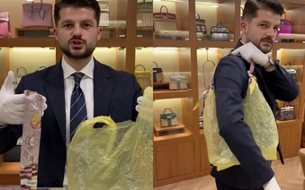 Túi nylon vàng của Trương Tịnh Nghi đang giúp Balenciaga thành "gã hề ngồi mát ăn bát vàng"