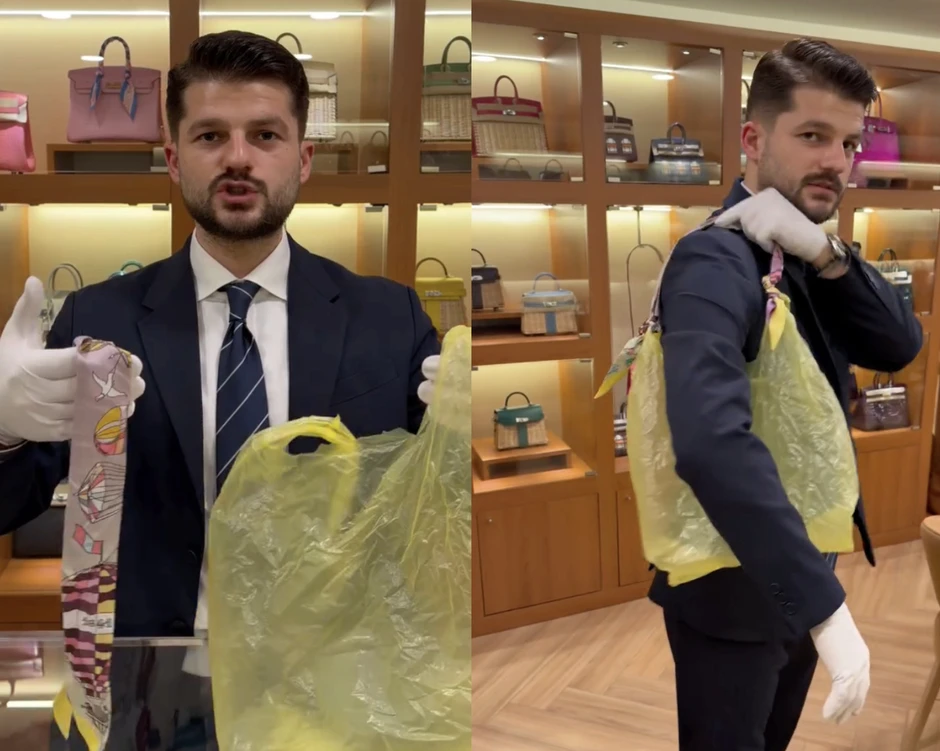 Túi nylon vàng của Trương Tịnh Nghi đang giúp Balenciaga thành "gã hề ngồi mát ăn bát vàng" Túi nylon vàng của Trương Tịnh Nghi đang giúp Balenciaga thành "gã hề ngồi mát ăn bát vàng"