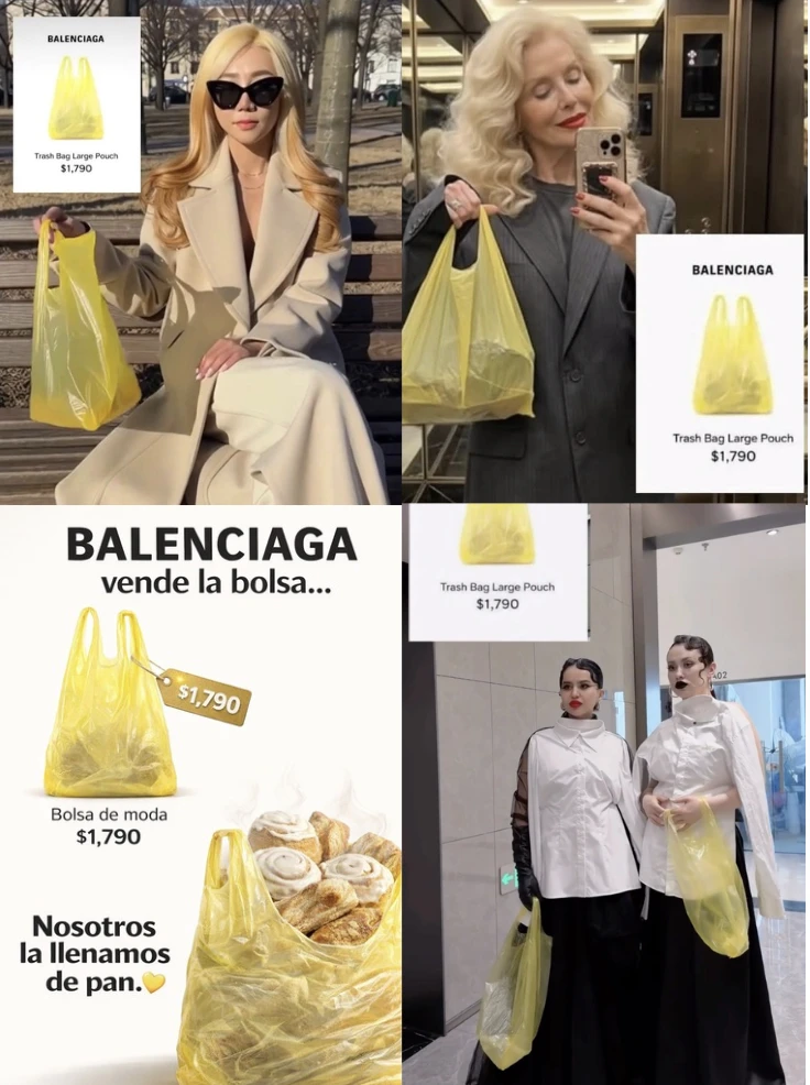 Túi nylon vàng của Trương Tịnh Nghi đang giúp Balenciaga thành "gã hề ngồi mát ăn bát vàng" Túi nylon vàng của Trương Tịnh Nghi đang giúp Balenciaga thành "gã hề ngồi mát ăn bát vàng"