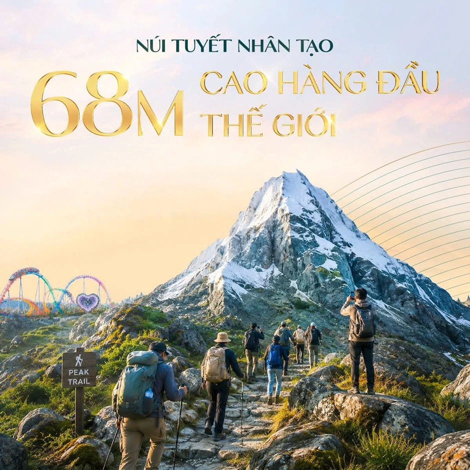 Tỷ phú Phạm Nhật Vượng đang cho xây 1 nơi quanh năm lạnh -4 độ C giữa Nam Bộ: Rộng 5ha, đưa cây từ Nga về, làm núi tuyết 68m cao vượt biểu tượng ở Nhật Bản Tỷ phú Phạm Nhật Vượng đang cho xây 1 nơi quanh năm lạnh -4 độ C giữa Nam Bộ: Rộng 5ha, đưa cây từ Nga về, làm núi tuyết 68m cao vượt biểu tượng ở Nhật Bản