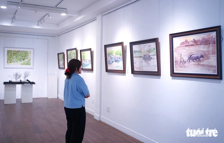 Vẽ những điều giản dị nuôi lớn một đời người trong tranh Vũ Thành Tâm Vẽ những điều giản dị nuôi lớn một đời người trong tranh Vũ Thành Tâm