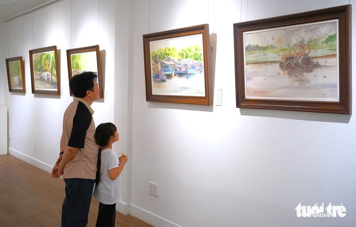 Vẽ những điều giản dị nuôi lớn một đời người trong tranh Vũ Thành Tâm Vẽ những điều giản dị nuôi lớn một đời người trong tranh Vũ Thành Tâm