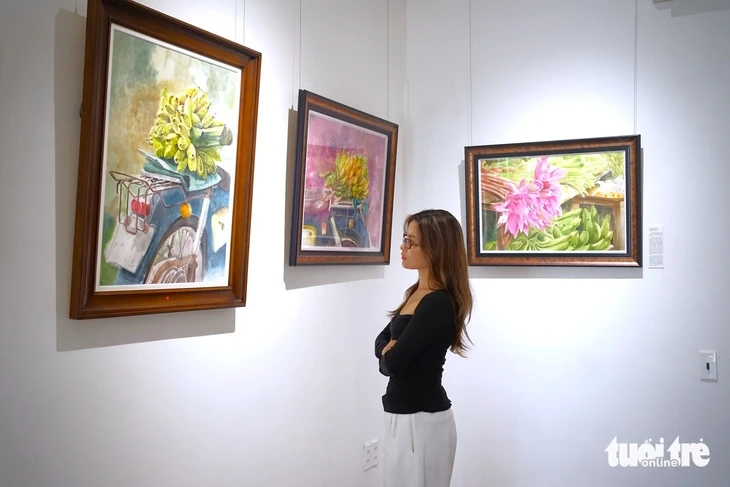 Vẽ những điều giản dị nuôi lớn một đời người trong tranh Vũ Thành Tâm Vẽ những điều giản dị nuôi lớn một đời người trong tranh Vũ Thành Tâm
