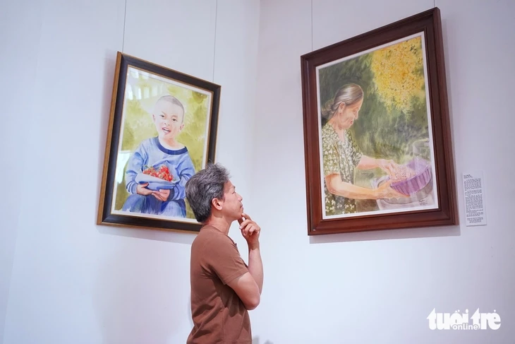 Vẽ những điều giản dị nuôi lớn một đời người trong tranh Vũ Thành Tâm Vẽ những điều giản dị nuôi lớn một đời người trong tranh Vũ Thành Tâm