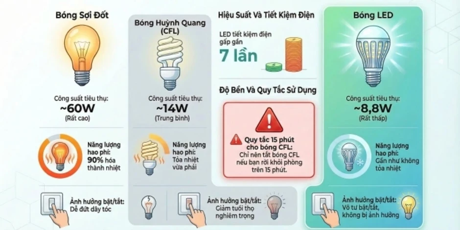 Vì sao không cần 'ra khỏi phòng là tắt đèn'? Vì sao không cần 'ra khỏi phòng là tắt đèn'?