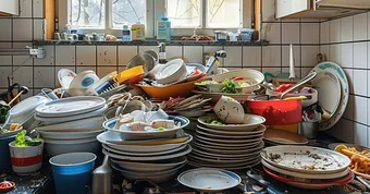 Vì sao không nên tráng bát đĩa trước khi cho vào máy rửa bát?
