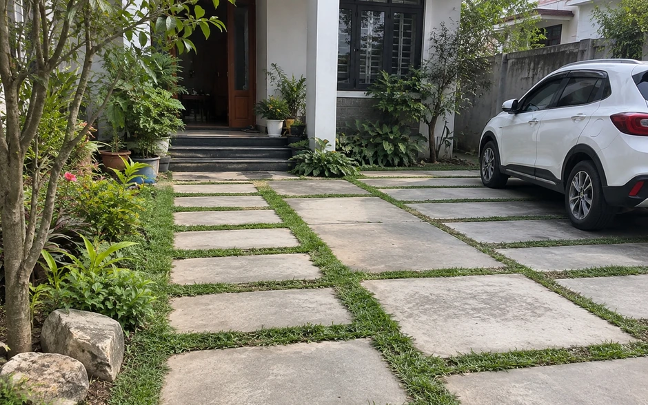 Vì sao ngày càng nhiều gia đình không còn đổ bê tông kín sân? 2 cách làm sân mát, đẹp, bớt bí đang dần thành xu hướng mới