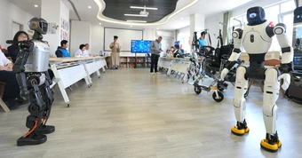 Viện dưỡng lão rộng 1.100m² với công nghệ robot hỗ trợ chăm sóc người cao tuổi