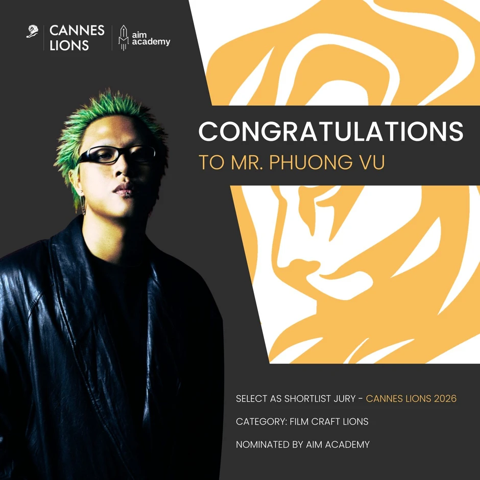 Việt Nam có 2 đại diện làm giám khảo Cannes Lions 2026: Đạo diễn nổi tiếng và lãnh đạo cấp cao của một “ông lớn” Việt Nam có 2 đại diện làm giám khảo Cannes Lions 2026: Đạo diễn nổi tiếng và lãnh đạo cấp cao của một “ông lớn”