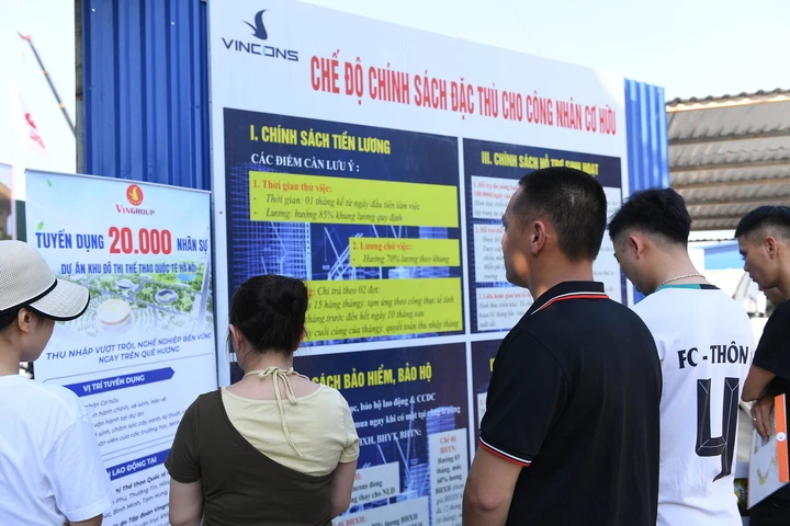 Vingroup tuyển 20.000 lao động: Điểm tựa sinh kế cho người dân địa phương Vingroup tuyển 20.000 lao động: Điểm tựa sinh kế cho người dân địa phương