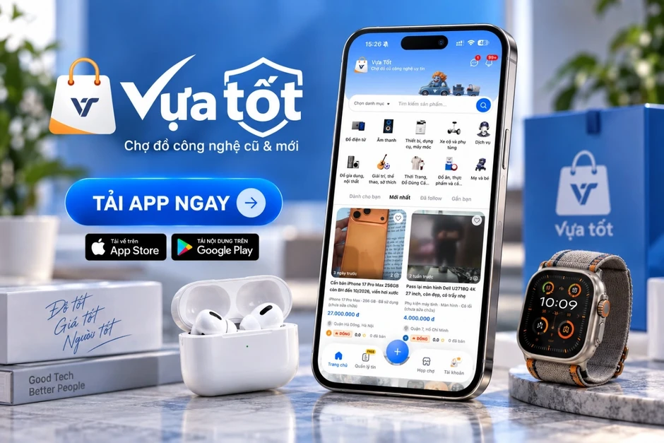 Vựa Tốt - Nền tảng mua sắm đồ cũ tại Việt Nam Vựa Tốt - Nền tảng mua sắm đồ cũ tại Việt Nam