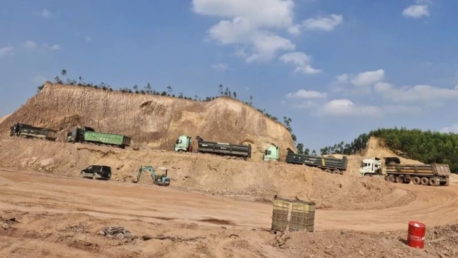 Xây dựng sân bay Gia Bình: Hơn 73 triệu khối đất đã được cấp phép khai thác