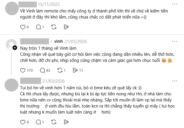 Xu hướng dịch chuyển đến Hà Nội, Huế, Nghệ An để sống: Làm sao kiếm tiền và "hợp tần số" ở một thành phố khác? Xu hướng dịch chuyển đến Hà Nội, Huế, Nghệ An để sống: Làm sao kiếm tiền và "hợp tần số" ở một thành phố khác?