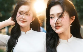 Xuất hiện cô gái Bắc Ninh "song trùng" với Doãn Hải My: 11.000 người thả tim cho 2 bức ảnh