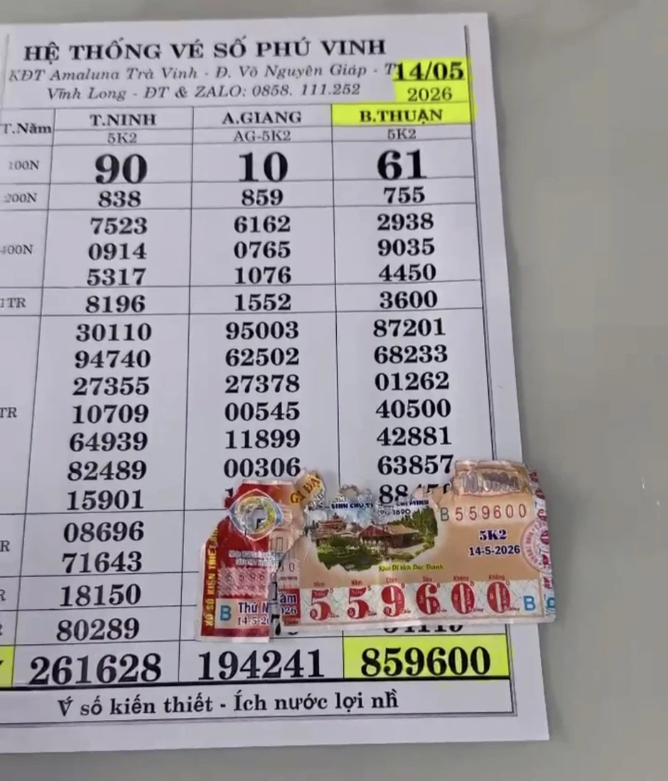 Xuất hiện tờ vé số trúng 50 triệu xổ số miền Nam bị rách đôi: Đại lý nói gì?