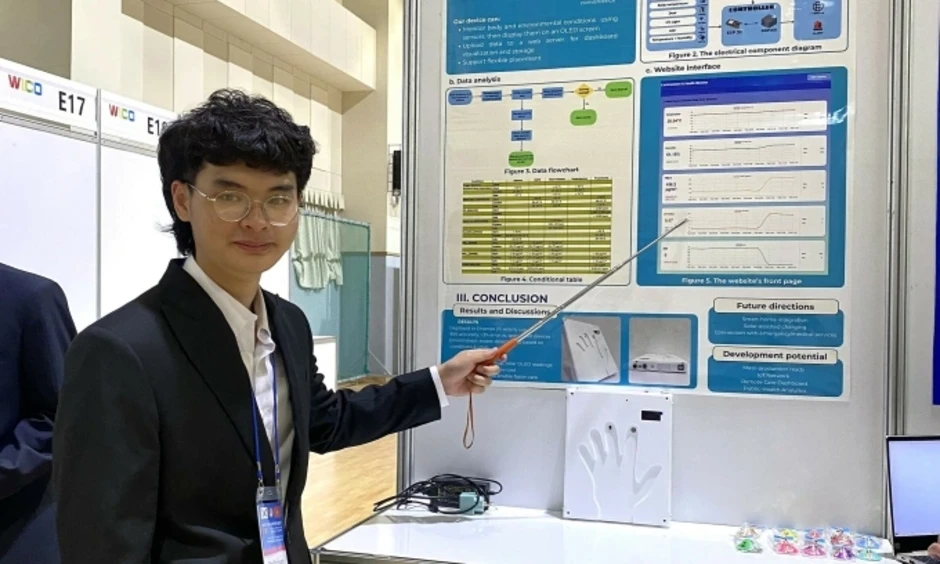 Nam sinh chuyên Tin đỗ Đại học Johns Hopkins với máy đo sức khỏe cho bà Nam sinh chuyên Tin đỗ Đại học Johns Hopkins với máy đo sức khỏe cho bà