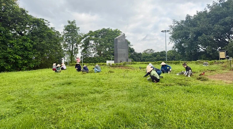 "Chiến dịch xanh" làm đẹp thêm các điểm di tích Chiến trường Điện Biên Phủ