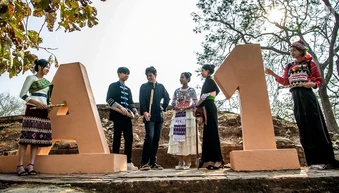 "Chiến dịch xanh" làm đẹp thêm các điểm di tích Chiến trường Điện Biên Phủ