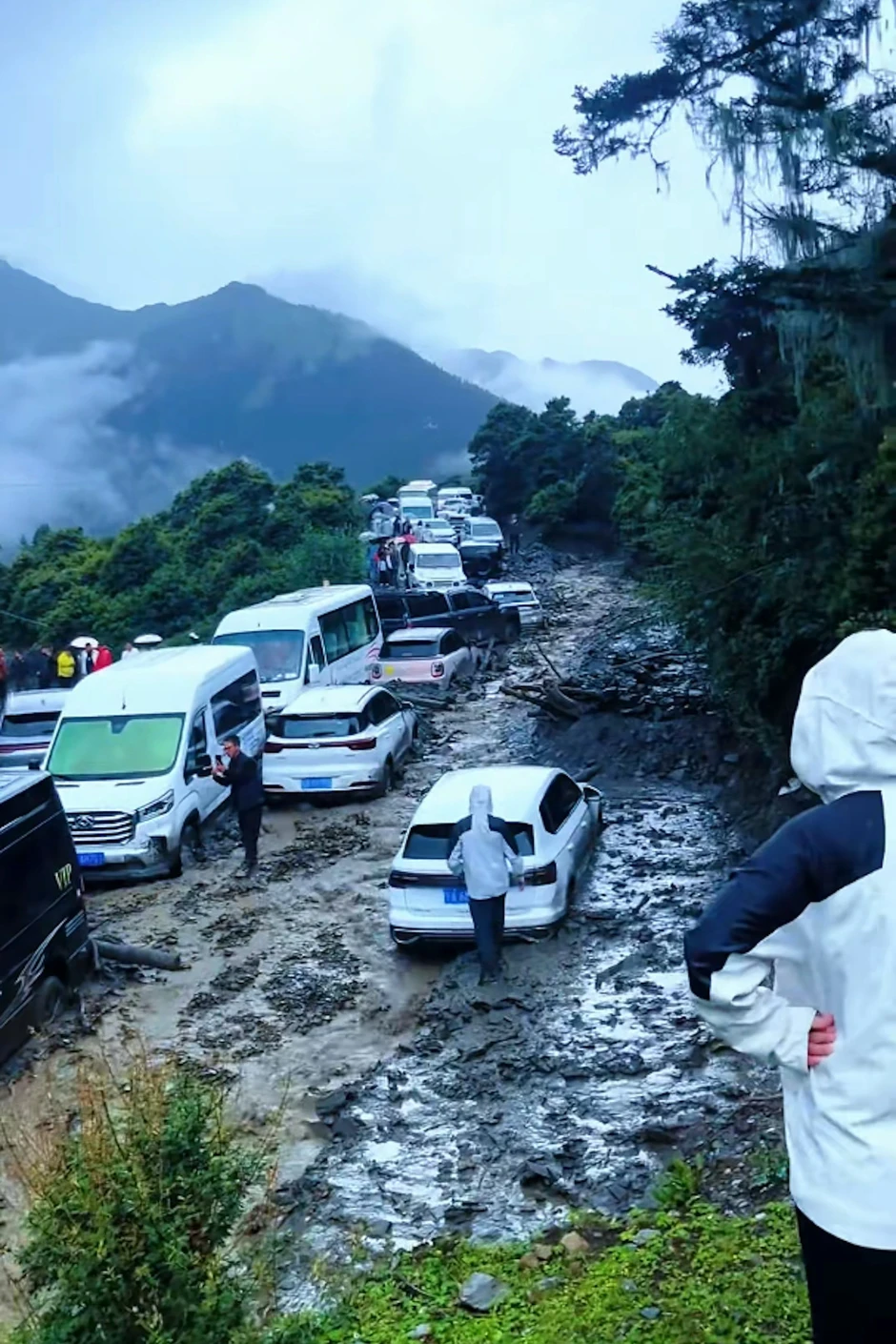 “Thiên đường hạ giới” Cửu Trại Câu chìm trong lũ, khách tháo chạy trong đêm “Thiên đường hạ giới” Cửu Trại Câu chìm trong lũ, khách tháo chạy trong đêm