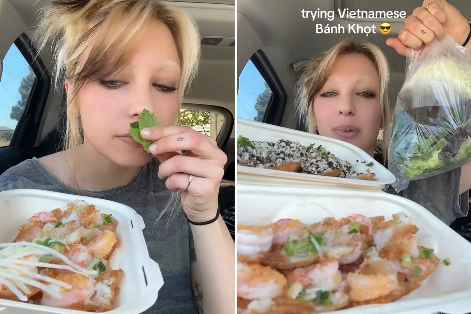 Bánh Khọt Việt Nam gây sốt quốc tế, khách Mỹ nói "ngon khó cưỡng" Bánh Khọt Việt Nam gây sốt quốc tế, khách Mỹ nói "ngon khó cưỡng"