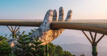 Cầu Vàng Đà Nẵng đứng thứ 4 trong danh sách 19 cây cầu đẹp nhất thế giới