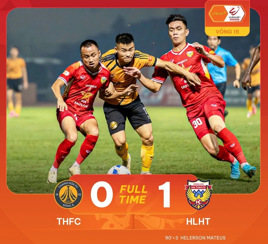 CLB Thanh Hóa khủng hoảng sau khi thua HL Hà Tĩnh trên sân nhà