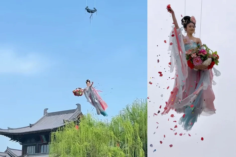 Du lịch nhập vai bùng nổ ở Trung Quốc, khách chi tiền đu dây, hoá tiên nữ Du lịch nhập vai bùng nổ ở Trung Quốc, khách chi tiền đu dây, hoá tiên nữ