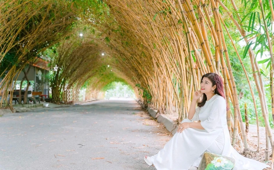 Hàng tre ngà ở Hưng Yên gây sốt vì đẹp như đường hầm cổ tích