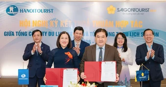 Hanoitouris và Saigontourist ký kết Biên bản ghi nhớ hợp tác