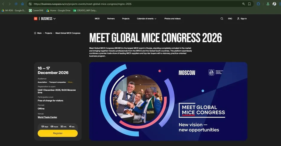 Hội nghị thượng đỉnh MICE toàn cầu 2026: Cơ hội thương mại mới cho du lịch Việt