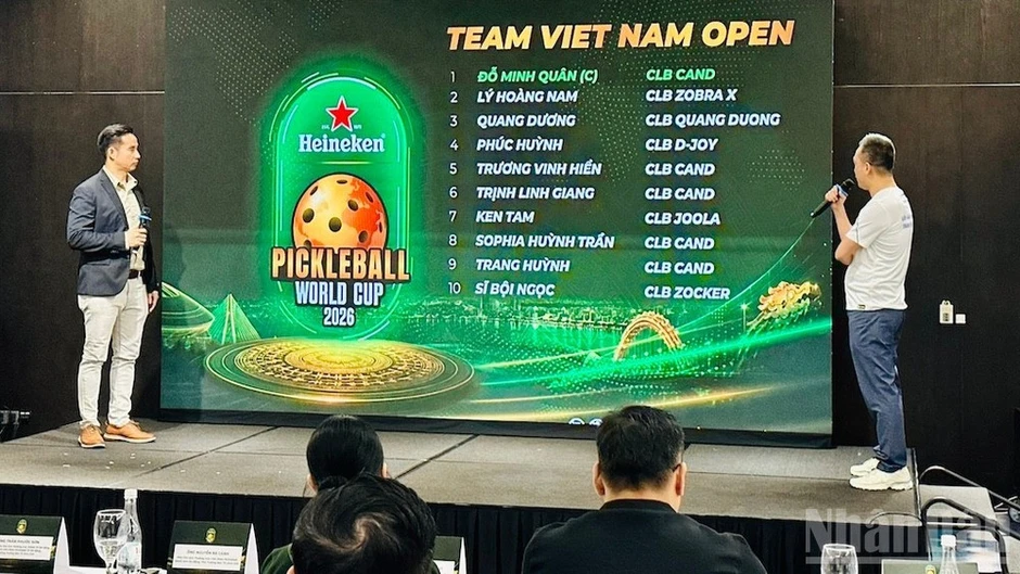 Hơn 5.000 vận động viên từ 81 quốc gia, vùng lãnh thổ tranh tài tại Giải Heineken Pickleball World Cup 2026 Hơn 5.000 vận động viên từ 81 quốc gia, vùng lãnh thổ tranh tài tại Giải Heineken Pickleball World Cup 2026