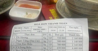 Khách gỡ bài sau vụ hóa đơn bữa ăn hơn 50 triệu đồng ở Quảng Ninh
