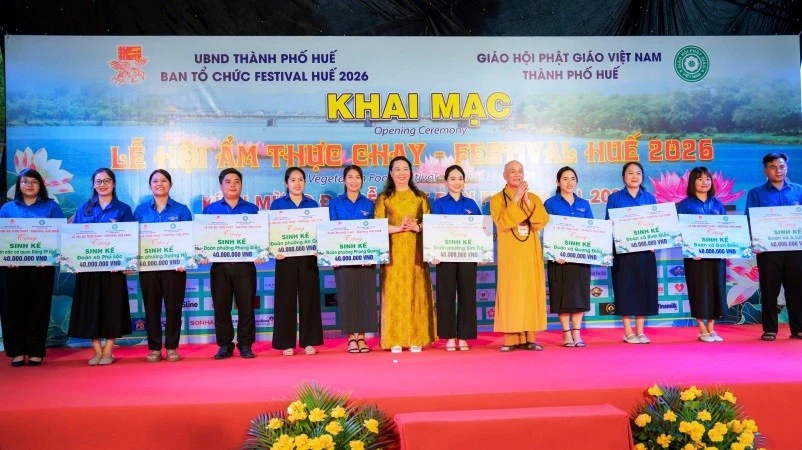 Lan tỏa tinh thần sống xanh từ Lễ hội Ẩm thực chay Huế 2026