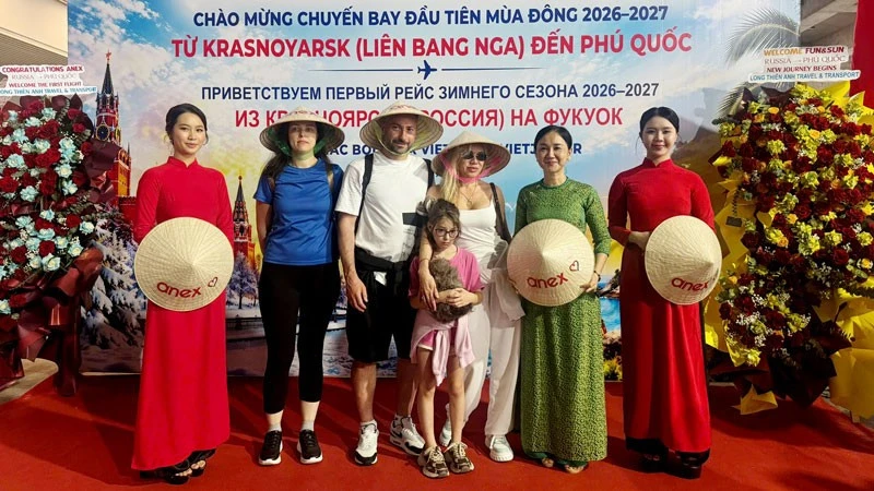 Phú Quốc đón chuyến bay đầu tiên mùa 2026-2027 từ Nga Phú Quốc đón chuyến bay đầu tiên mùa 2026-2027 từ Nga