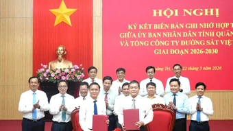 Quảng Trị hợp tác Tổng Công ty Đường sắt Việt Nam phát triển tàu du lịch
