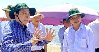 Quy hoạch bãi biển Ba Động thành địa điểm du lịch hấp dẫn