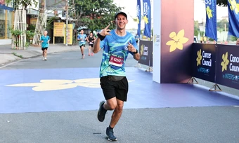 Runner quốc tế mê trái cây tươi khi đến Cần Thơ chạy bộ - Báo TinVina
