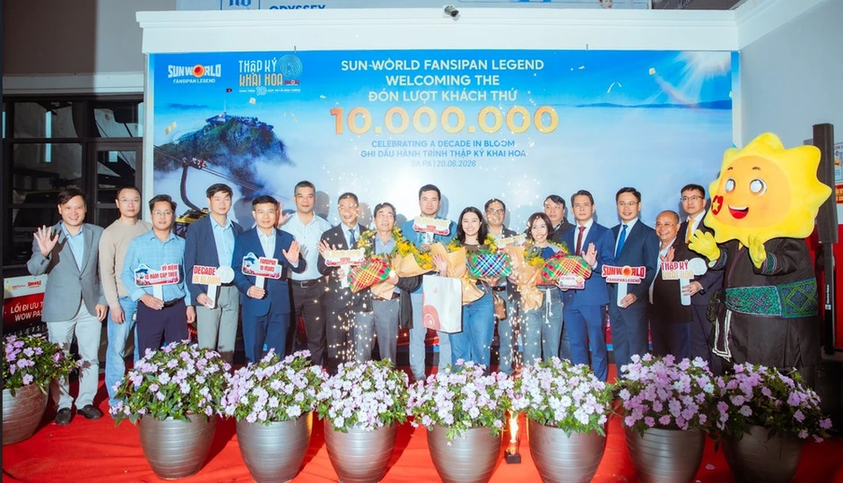 Sun World Fansipan Legend đón vị khách thứ 10 triệu Sun World Fansipan Legend đón vị khách thứ 10 triệu