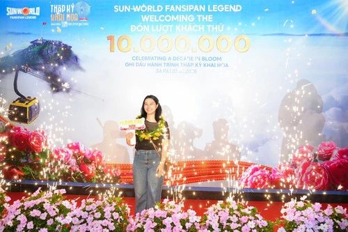 Sun World Fansipan Legend đón vị khách thứ 10 triệu Sun World Fansipan Legend đón vị khách thứ 10 triệu