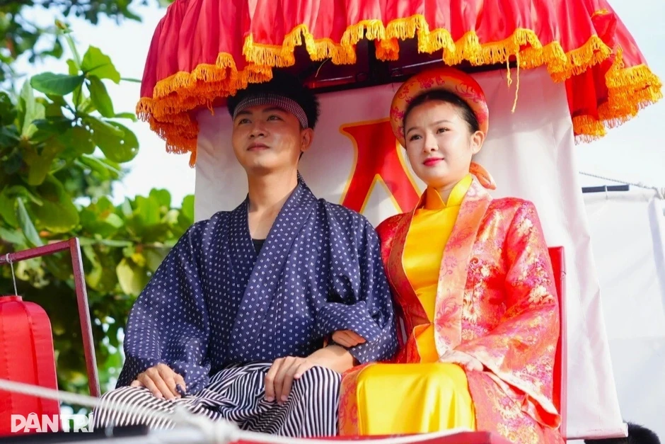 Tái hiện đám cưới lịch sử giữa thương nhân Araki Sotaro và công nữ Ngọc Hoa Tái hiện đám cưới lịch sử giữa thương nhân Araki Sotaro và công nữ Ngọc Hoa