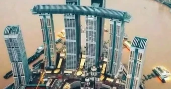 Tòa nhà chọc trời nằm ngang cao nhất thế giới, có cấu trúc thép 12.000 tấn