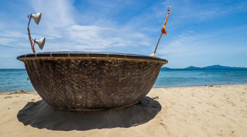 Trải nghiệm chèo thuyền thúng ở Hội An: Du khách Nhật say mê Trải nghiệm chèo thuyền thúng ở Hội An: Du khách Nhật say mê