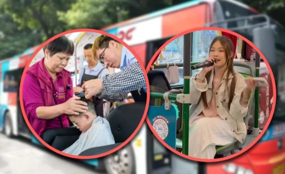Trung Quốc biến xe buýt thành không gian giải trí lưu động