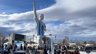 Tượng Messi cao 26 m ở Argentina