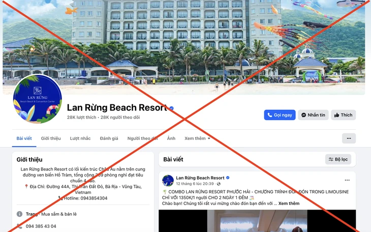 Ưu đãi ‘siêu hời’ trên mạng: Nguy cơ mất tiền oan vì đặt resort giả Ưu đãi ‘siêu hời’ trên mạng: Nguy cơ mất tiền oan vì đặt resort giả